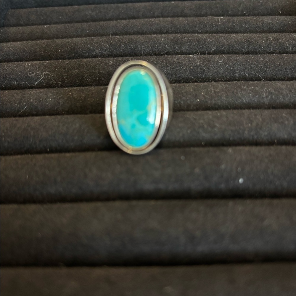 Jay King Silver Lapis and Turquoise Reversible Ring